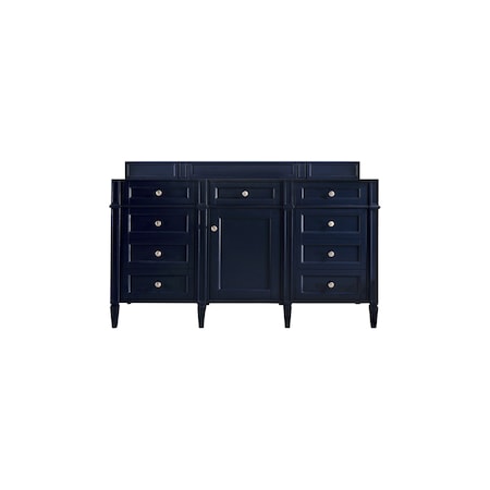 James Martin Vanities Brittany 60in Single Vanity Cabinet, Victory Blue 650-V60S-M-VBL